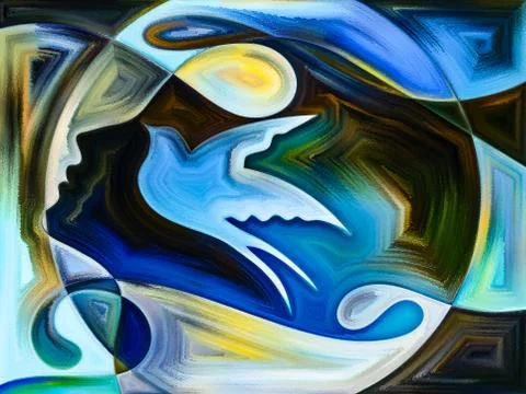 Paradigm of Living Canvas Stock-Illustration