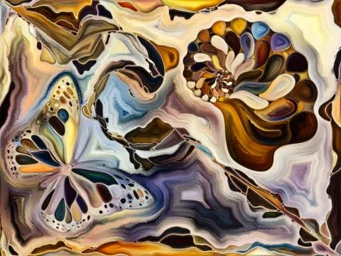 Paradigm of Living Canvas 스톡 일러스트