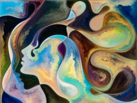Paradigm of Living Canvas Illustrazione stock
