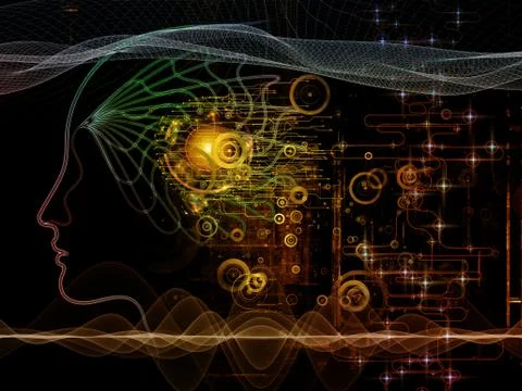 Paradigm of Machine Consciousness Ilustración de archivo