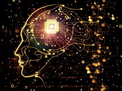 Paradigm of Machine Consciousness Illustrazione stock