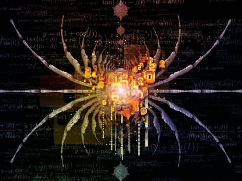 Paradigm of Math Design Stock Illustration