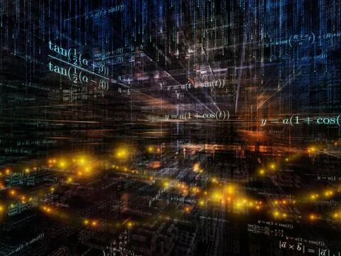 Paradigm of Mathematics Ilustración de archivo