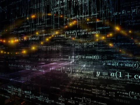 Paradigm of Mathematics Stock Illustration