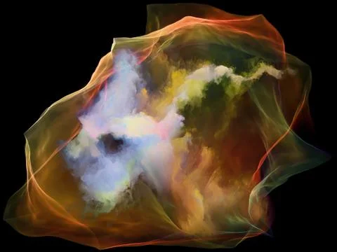 Paradigm of Mind Particle Stock Illustration