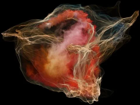 Paradigm of Mind Particle Stock Illustration