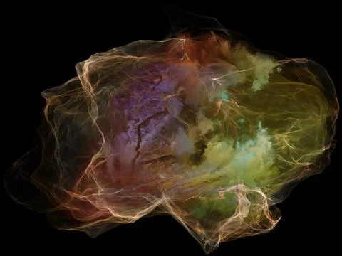 Paradigm of Mind Particle Stock Illustration