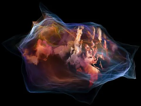 Paradigm of Mind Particle Stock Illustration