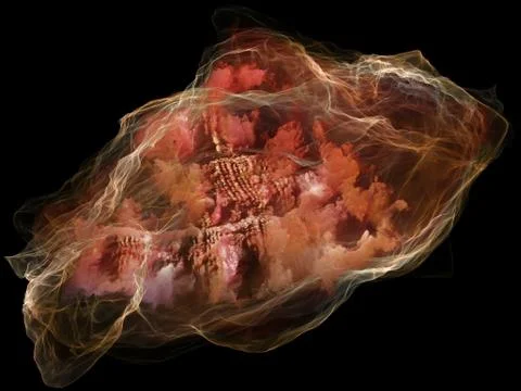 Paradigm of Mind Particle Stock Illustration