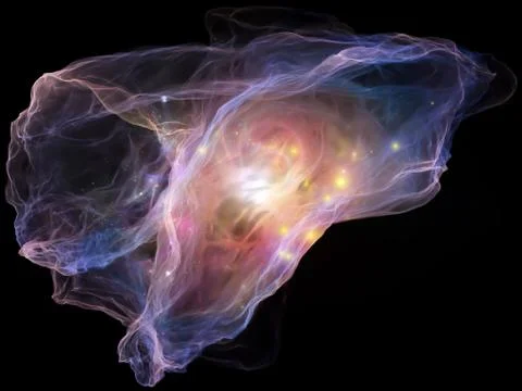 Paradigm of Mind Particle Illustrazione stock