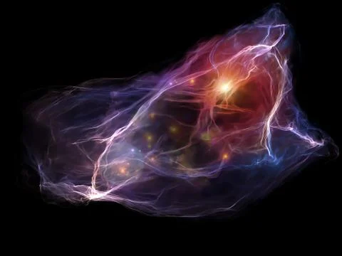 Paradigm of Mind Particle Stock Illustration