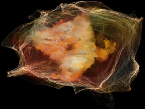 Paradigm of Mind Particle Stock Illustration