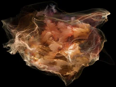 Paradigm of Mind Particle Stock Illustration