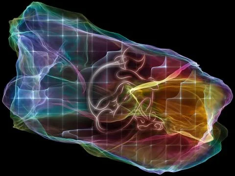 Paradigm of Mind Particle 스톡 일러스트