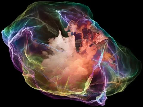 Paradigm of Mind Particle 스톡 일러스트
