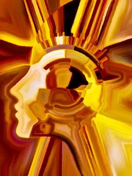 Paradigm of Mind Shapes 스톡 일러스트