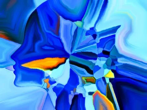 Paradigm of Mind Shapes 스톡 일러스트