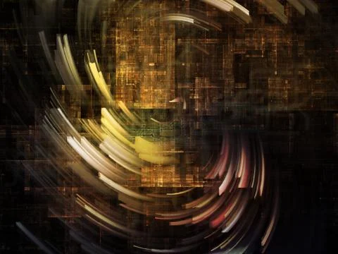 Paradigm of Motion Illustrazione stock