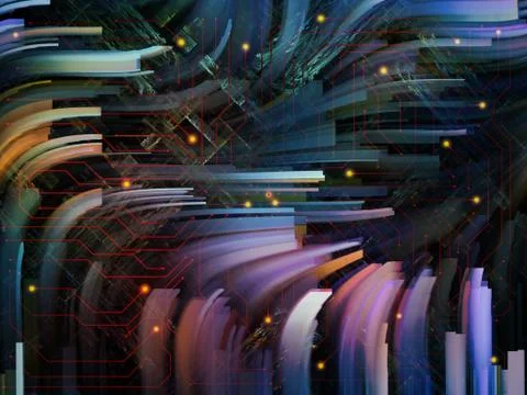 Paradigm of Motion Illustrazione stock