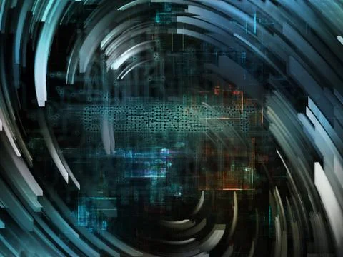 Paradigm of Motion Illustrazione stock