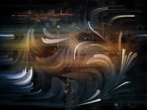 Paradigm of Motion Illustrazione stock