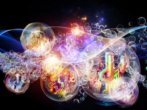 Paradigm of Music Illustrazione stock