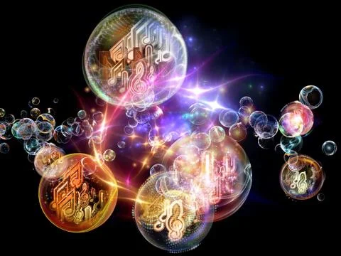 Paradigm of Music Stock Illustration