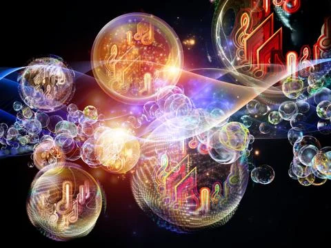 Paradigm of Music Stock Illustration