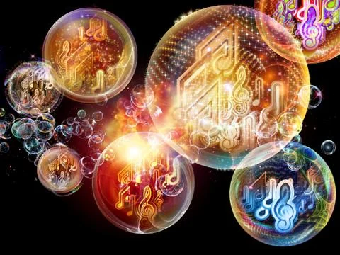 Paradigm of Music Stock Illustration
