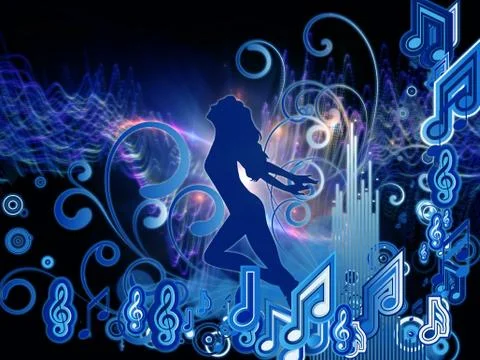 Paradigm of Music Stock Illustration
