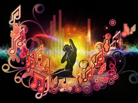 Paradigm of Music Illustrazione stock