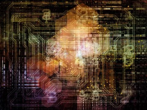 Paradigm of Network Illustrazione stock