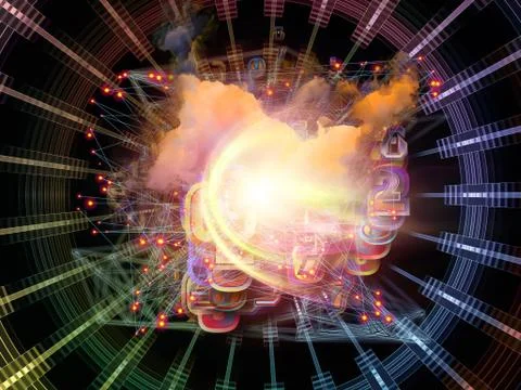 Paradigm of Network Stock Illustration