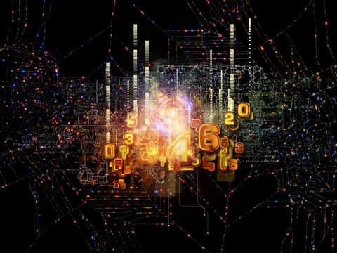 Paradigm of Network Illustrazione stock