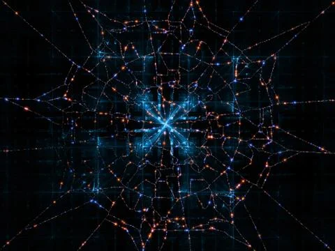 Paradigm of Network Stock Illustration