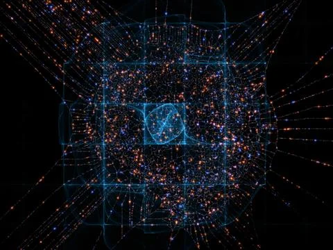 Paradigm of Network Stock Illustration