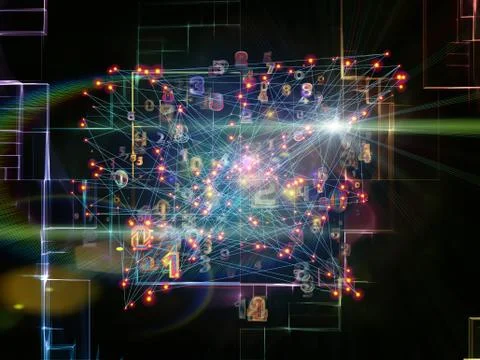 Paradigm of Network 스톡 일러스트