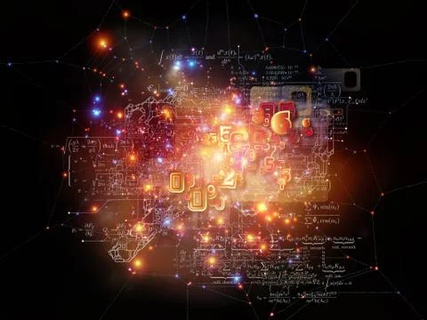 Paradigm of Network Illustrazione stock