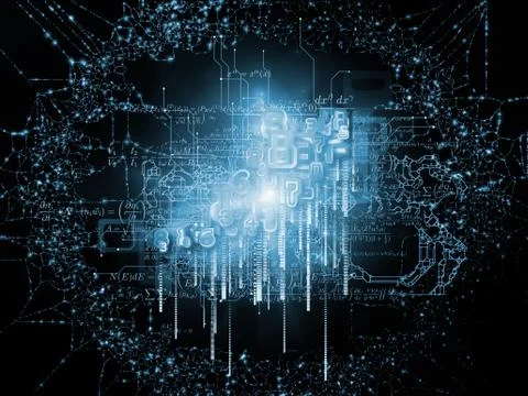 Paradigm of Network 스톡 일러스트