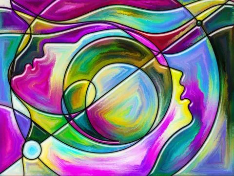 Paradigm of Perception Illustrazione stock