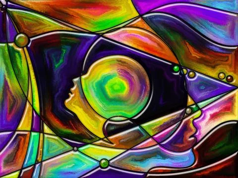 Paradigm of Perception Illustrazione stock