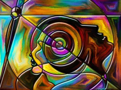 Paradigm of Perception Illustrazione stock