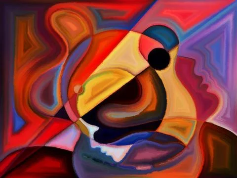 Paradigm of Perception Illustrazione stock