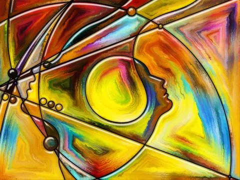 Paradigm of Perception Illustrazione stock