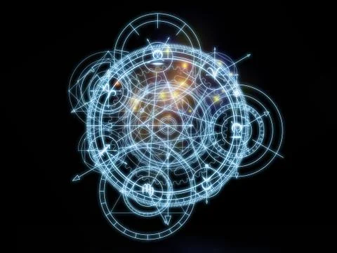 Paradigm of Sacred Geometry Stock Illustration