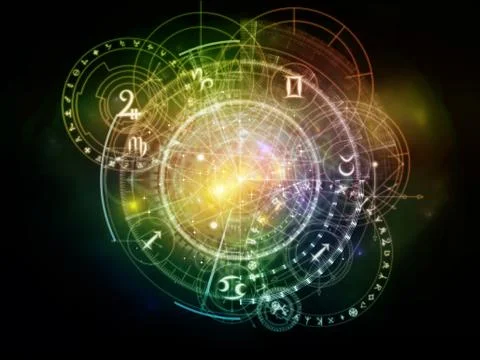 Paradigm of Sacred Geometry Stock Illustration