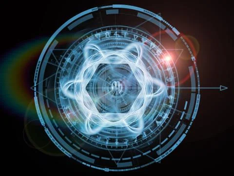 Paradigm of Sacred Geometry Illustrazione stock