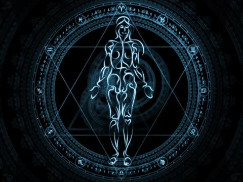 Paradigm of Sacred Geometry 스톡 일러스트