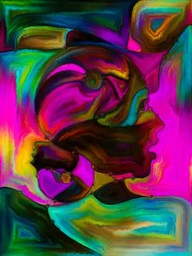 Paradigm of Sacred Hues Illustrazione stock
