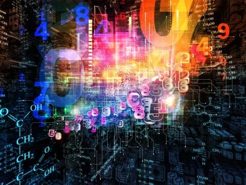 Paradigm of Science 库存插图